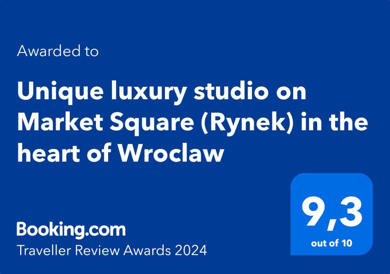 Appartamento Unique Luxury Studio On Market Square Breslavia Esterno foto